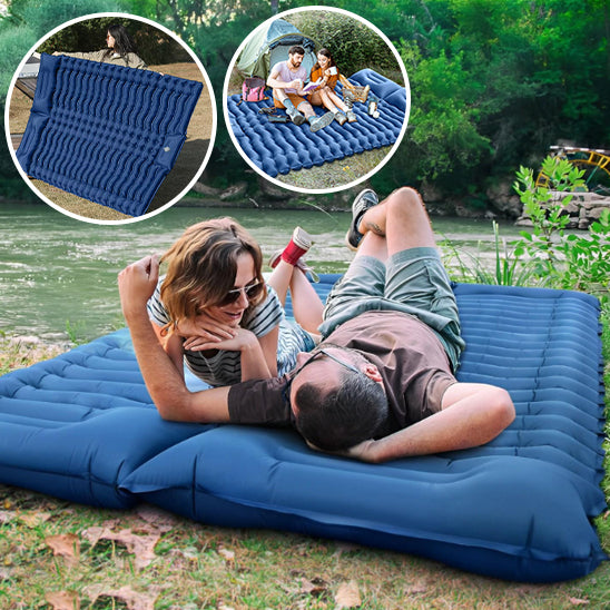 Matelas de camping gonflable 2 places