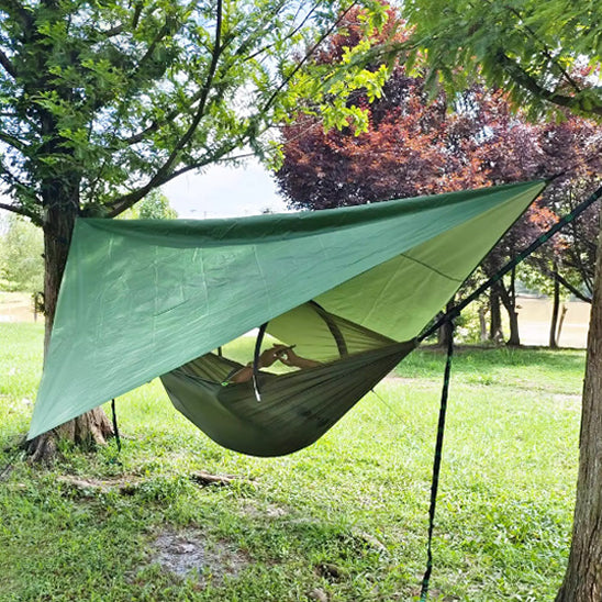 Hamac ultra léger avec filet anti-moustiques pour camping